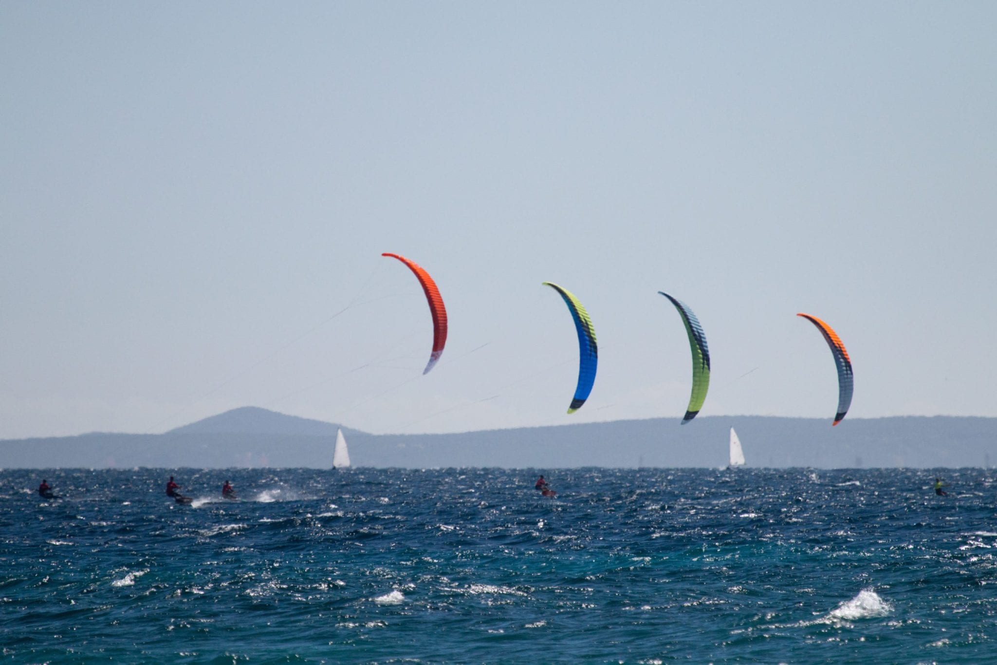 Racers on the upwind tack demonstrate that competitors naturally gravitate to the designs that deliver the best performance.