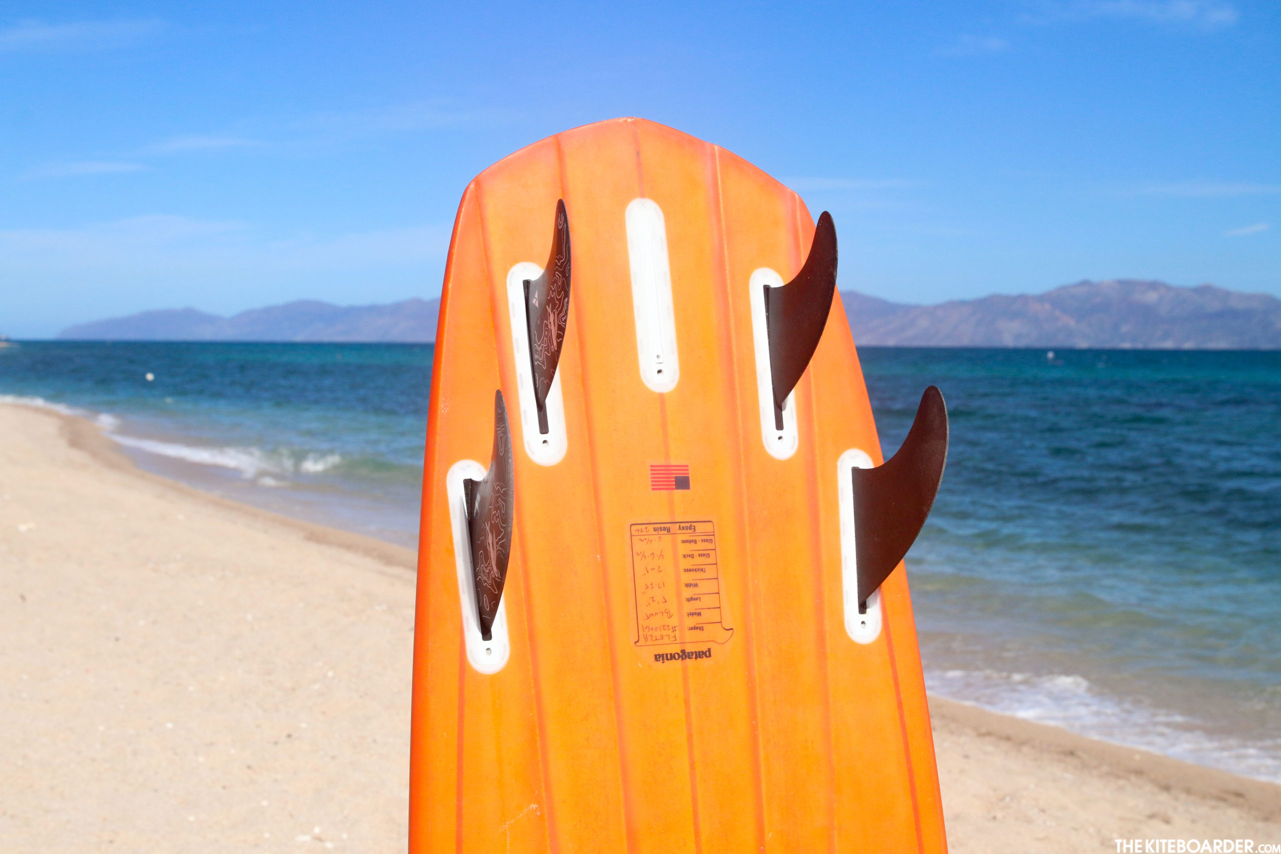 Image of Blunt end cut beach wave surfboard